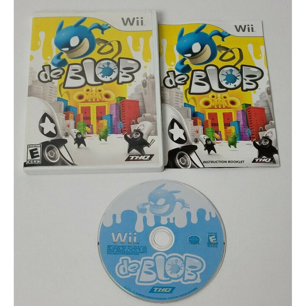 DE BLOB - WII GAME‎ - COMPLETE!